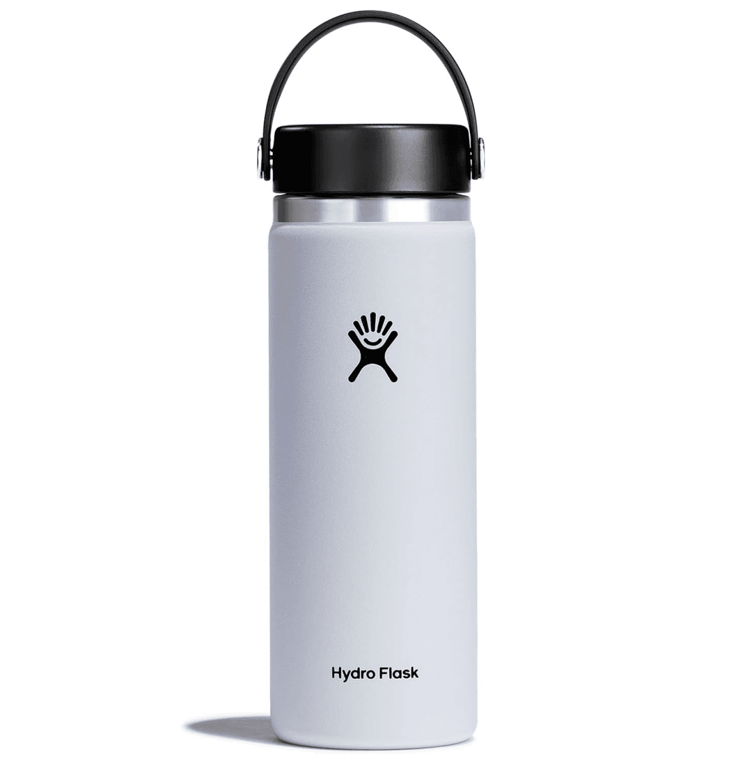 Hydro Flask vacuum insulated stainless steel water bottle, leakproof - 20 oz Wide Mouth