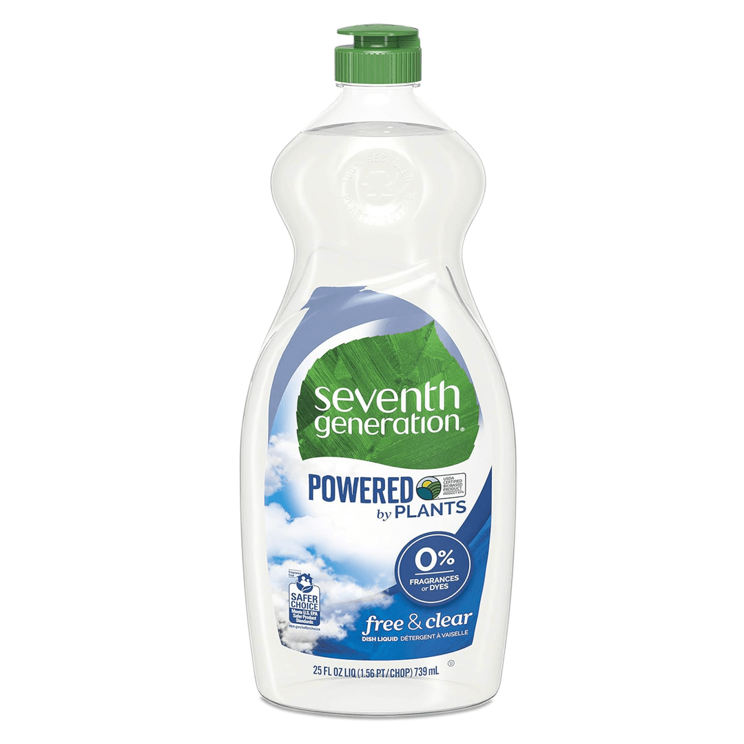 Seventh Generation Dish Liquid Soap, Free & Clear, 25 oz 