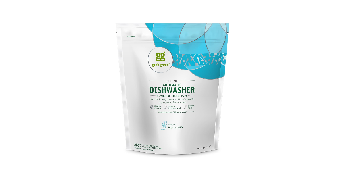 Grab Green Automatic Dishwashing Detergent Pods, 60 Count safety rating ...